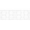 Ekena Millwork Set of Four Panels for 94 1/2"W x 28 1/4"H Greeley Fretwork Wainscot Wall Paneling WPKP14X01X47GLY - alternate 2
